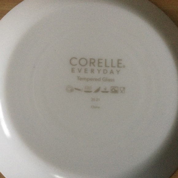 Corelle Everyday Expressions Rutherford Salad Plates Tempered x 4 - Picture 3 of 4